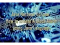 Java Netbeans Eclipse Function only How to create A Clock Alarm using Java Language