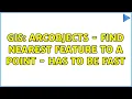 GIS ArcObjects - find nearest feature to a point
