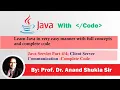 Client Server Communication Application using Java Servlet Part