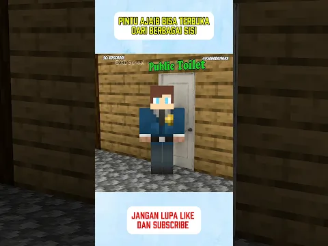 pintu ajaib bisa terbuka dari berbagai sisi #minecraft #roblox #shorts