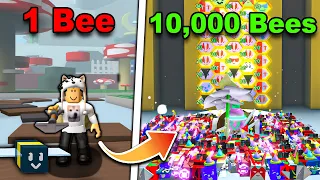 Bee Swarm Simulator But Every 5 Minutes My Bees DOUBLE