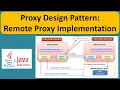 Proxy Design Pattern Remote Proxy Implementation