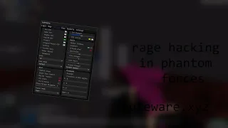 Rage hacking on legits in phantom forces with anti votekick ft cuteware