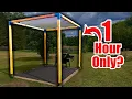 1-Hour Pergola Build Challenge