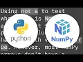 ValueError when checking if variable is None or numpy array