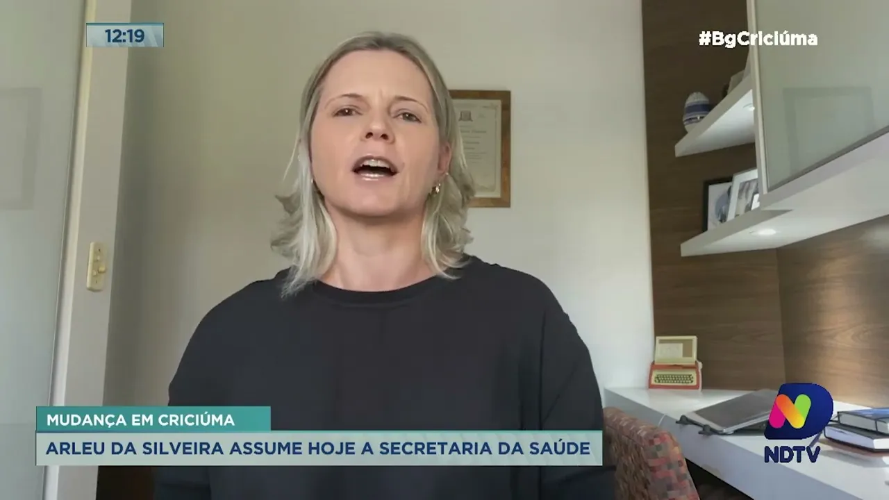 Karina Manarin: Arleu da Silveira assume a pasta da Saúde em Criciúma
