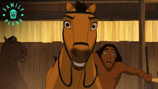 spirit escapes from the army base spirit stallion of the cimarron