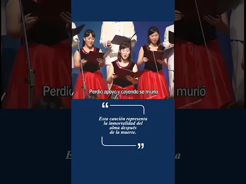 la historia de la polca Pajaro chogüi cantada por un coro de Corea del Sur