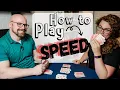 How to Play SPEED Game Play Wager Fast Fun Card Game for Two