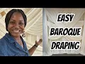 Baroque Draping with 12 Panels Elegant Easy Setup