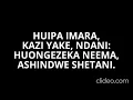 Lagu Nimesongea Mtini pako lyrics