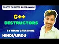 Destructor function importance of destructors difference constructor destructor in oop c