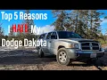 Top 5 Reasons why I My Dodge Dakota