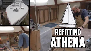 Sail Life – Galley 90% done & yet more fairing – DIY sailboat project