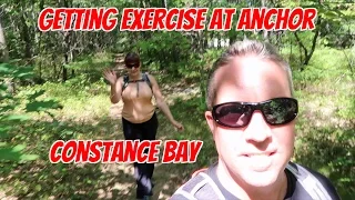 Ep10 Getting Exercise while at anchor.  Constance Bay.
