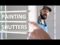 How to Paint Louvered Shutters