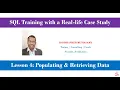 Lesson 4 - Populating Retrieving Data Learn SQL with Restaurant Case Study