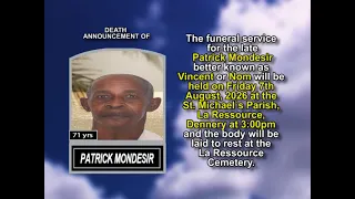 Patrick Mondesir Short Obituary