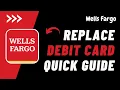 How to Replace Wells Fargo Debit Card Replace my Wells Fargo Debit Card 2023 Wells Fargo
