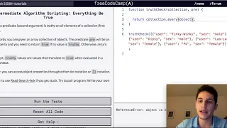 Freecodecamp Intermediate Algorithm Everything Be True