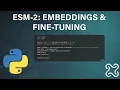 Using ESM-2 in Python Protein Embeddings Fine-Tuning