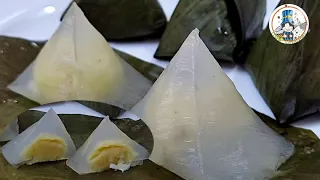 ขนมเทียนแก้วไส้ถั่วกวนมะพร้าวอ่อน สูตรแป้งถั่วเขียว #Thai dessert