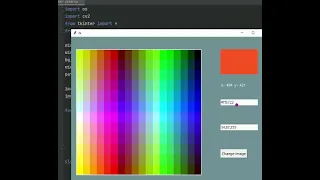 making color picker using python and opencv