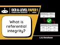 Referential Integrity 3 2e OCR A-Level Computer Science