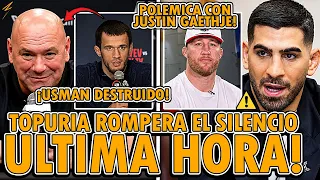 ¡BOMBAZO! ¡ILIA TOPURIA ESTÁ DE REGRESO! ¡POLÉMICA JUSTIN GAETHJE RETA a MCGREGOR Y RECHAZA A ILIA!