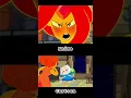 Flame princess slaps Finn comparison ADVENTURE TIME ANIME