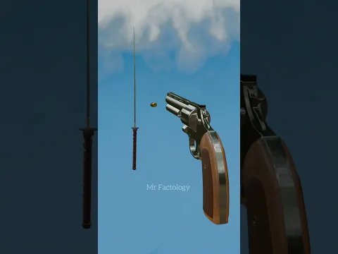 Slicing A Bullet In Half ( 3D Animation ) #3danimation #explained #shorts