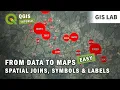 QGIS Tutorial Spatial Joins Population Maps Proportional Symbols Labeling Intermediate