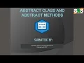 DT on Abstract class Object Oriented Programming SNS Institutions