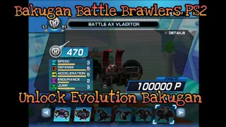 Bakugan Battle Brawlers PS2 Unlock Evolution Bakugan 