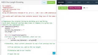 Run Length Encoding - Python