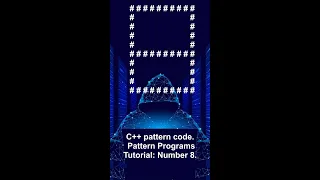 C pattern code Pattern Programs Tutorial Number 8