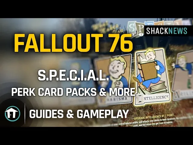 Fallout 76 Gameplay - S.P.E.C.I.A.L. Perk Card Packs &amp; More