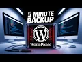 Backup Restore Your WordPress Website in 5 Minutes Duplicator Plugin