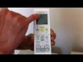 How to fault find a Daikin Air Conditioner troubleshoot split system green flashing light MOV