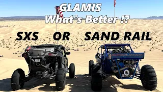 is a sand rail better in glamis vs new polaris rzr pro r can am x3 rr big turbo j35 sand car 