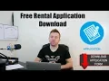 Free Rental Application Form PDF Download - Free Real Estate Tools