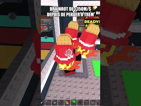 EU PERDI O TREM DO ROUBE UM BRAINROT