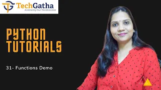Python 31 - Demo on Functions None keyword