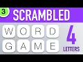 Scrambled Word Games Vol 3 - Guess the Word Game 4 Letter Words