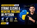 Python String Slicing Negative Indexing Explained In Tamil Python Beginner Series In Tamil 2026
