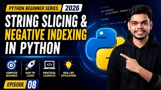 Python String Slicing Negative Indexing Explained In Tamil Python Beginner Series In Tamil 2026