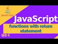JavaScript Functions with Return Statements A Comprehensive Guide