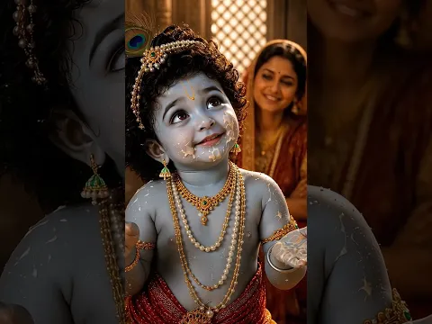 Kanha pakde gaye to bahane suno 😂😂 #krishna #radhakrishna #vrindavan #nandgaon #radha