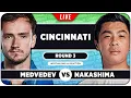 MEDVEDEV vs NAKASHIMA ATP Cincinnati 2026 LIVE Tennis Watchalong