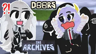 Дорс пришла в Архивы! 🚪 Doors the Archives! 💼 #роблокс #лавиния #roblox